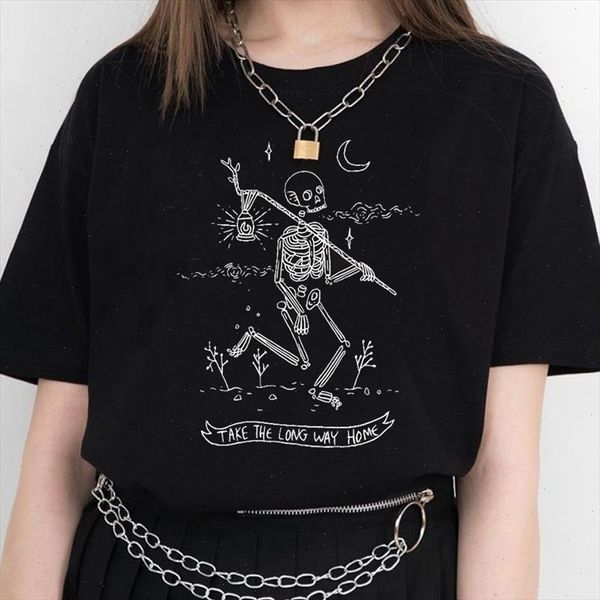hahayule jbh women skeleton t shirt take the long way home letter print tumblr grunge aesthetic tee hipster art hoe shirt, White
hahayule jbh women skeleton t shirt take the long way home letter print tumblr grunge aesthetic tee hipster art hoe shirt, White