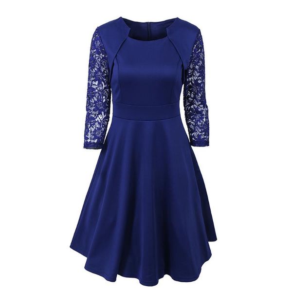 fashion european suit-dress new pattern square lead lace split joint will pendulum a word dress, Black;gray
fashion european suit-dress new pattern square lead lace split joint will pendulum a word dress, Black;gray