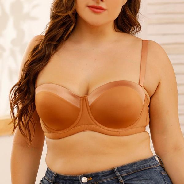 strapless womens bras adjustable support underwired push up brassiere plus size lingerie bh underwear c d dd cup, Red;black
strapless womens bras adjustable support underwired push up brassiere plus size lingerie bh underwear c d dd cup, Red;black
