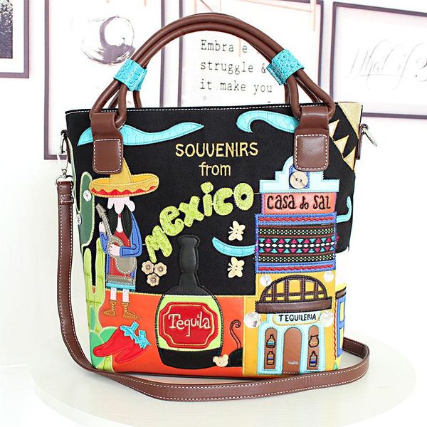 embroidered ladies mexico bags women canvas bag printing handbags personality designer classical messenger shoulder bags
embroidered ladies mexico bags women canvas bag printing handbags personality designer classical messenger shoulder bags