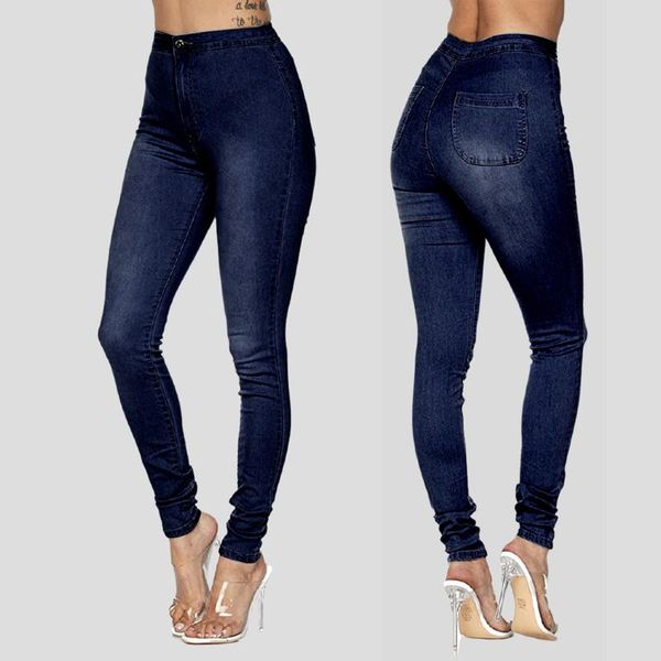 fashion women high waist button zipper pocket mom jeans elastic casual skinny denim slim pencil pants trousers vaqueros, Blue
fashion women high waist button zipper pocket mom jeans elastic casual skinny denim slim pencil pants trousers vaqueros, Blue