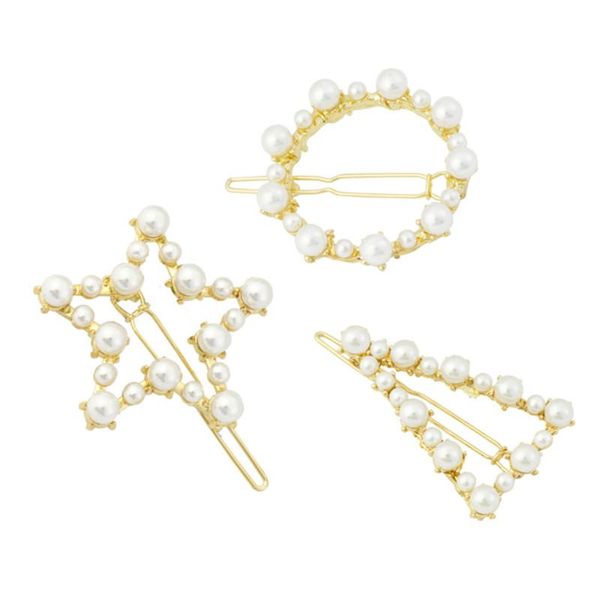 gold-color geometric barrettes pearl hair jewelry women brand hairpins with pearls hair clip wedding accessories gifts, Golden;silver
gold-color geometric barrettes pearl hair jewelry women brand hairpins with pearls hair clip wedding accessories gifts, Golden;silver