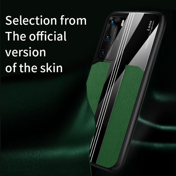 luxury leather silicone phone case for huawei p40 p30 pro lite mate 30 20 honor x10 8x ultra-thin plexiglass skin cover coque sqcyor 
luxury leather silicone phone case for huawei p40 p30 pro lite mate 30 20 honor x10 8x ultra-thin plexiglass skin cover coque sqcyor