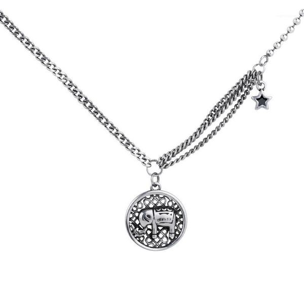simple baby elephant stainless steel pendant necklace sweater chain female fashion jewelry men's charm accessories1, Silver
simple baby elephant stainless steel pendant necklace sweater chain female fashion jewelry men's charm accessories1, Silver