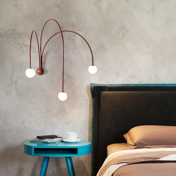 nordic led wall lamp 3 heads g9 glass ball red curve sconce light art decoration for living room bedroom bedside indoor fixtures
nordic led wall lamp 3 heads g9 glass ball red curve sconce light art decoration for living room bedroom bedside indoor fixtures