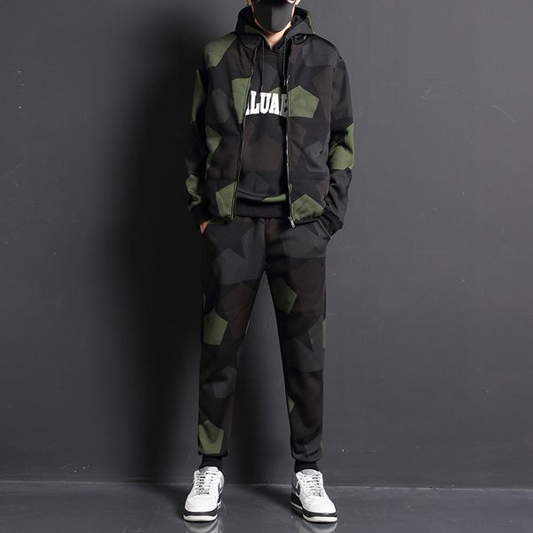 winter new casual camouflage sports three-piece suit men's casual suit korean style trendy men's long-sleeved sweater men's c, Camo
winter new casual camouflage sports three-piece suit men's casual suit korean style trendy men's long-sleeved sweater men's c, Camo