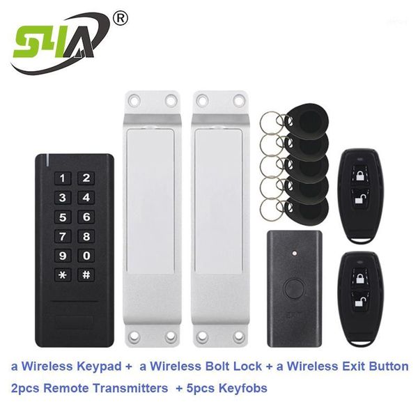 wireless access control kits wireless keypad and bolt lock and exit button for office or home1
wireless access control kits wireless keypad and bolt lock and exit button for office or home1