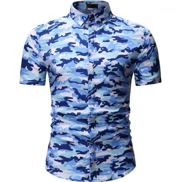 men's casual shirts 19 brand men's fashion camouflage print shirt short sleeve shirt1, White;black
men's casual shirts 19 brand men's fashion camouflage print shirt short sleeve shirt1, White;black