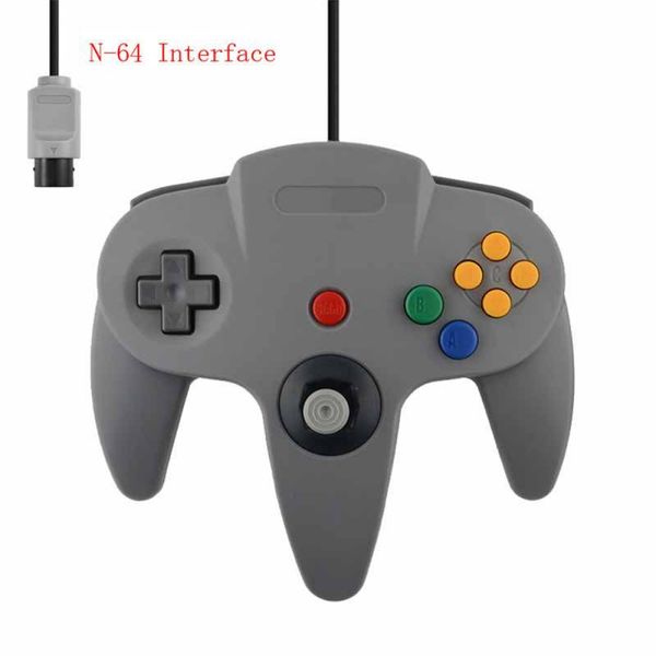 n64 controller gamepad joystick joypad game pad long wired game console handle for classic 64 consoles games
n64 controller gamepad joystick joypad game pad long wired game console handle for classic 64 consoles games