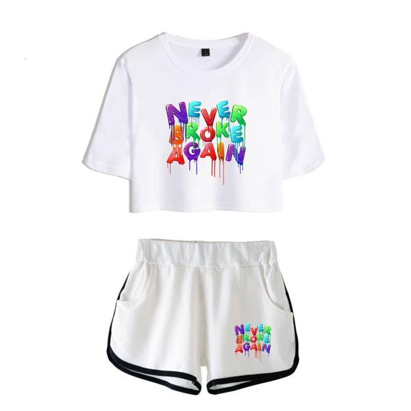 2020 summer women's sets youngboy never broke again short sleeve crop + shorts sweat suits women tracksuits two piece, Gray
2020 summer women's sets youngboy never broke again short sleeve crop + shorts sweat suits women tracksuits two piece, Gray