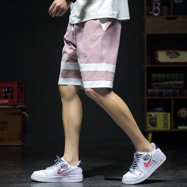 2020 summer men's casual short hip hop streetwear mens vintage joggers male pink shorts, White;black
2020 summer men's casual short hip hop streetwear mens vintage joggers male pink shorts, White;black