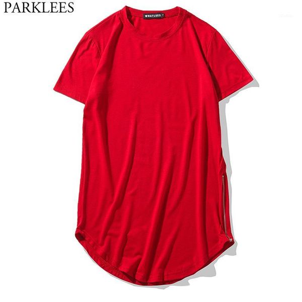 men's t-shirts red extra long t-shirt men hip hop side zipper mens t shirts short sleeve o neck shirt male hipster casual tees camiset, White;black
men's t-shirts red extra long t-shirt men hip hop side zipper mens t shirts short sleeve o neck shirt male hipster casual tees camiset, White;black