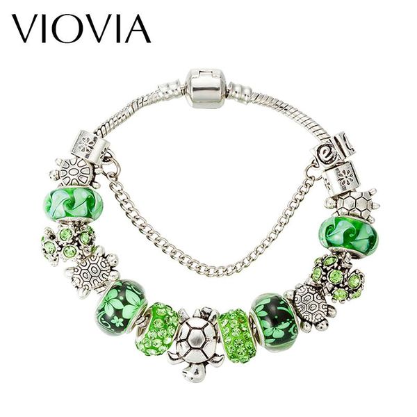 charm bracelets viovia 2021 sea for women & girls fashion green crystal beads fit bangles diy jewelry b16040, Golden;silver
charm bracelets viovia 2021 sea for women & girls fashion green crystal beads fit bangles diy jewelry b16040, Golden;silver
