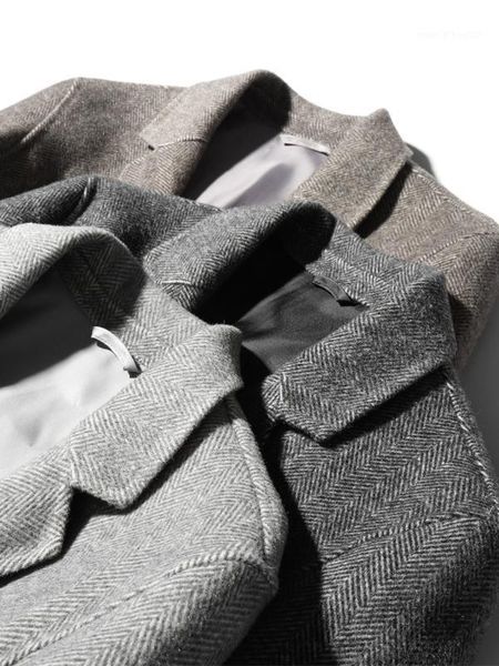 men's wool & blends double-sided coat casual short suit man jacket overcoat mens coats and jackets casaco masculino hs-19-00818 kj14931, Black
men's wool & blends double-sided coat casual short suit man jacket overcoat mens coats and jackets casaco masculino hs-19-00818 kj14931, Black