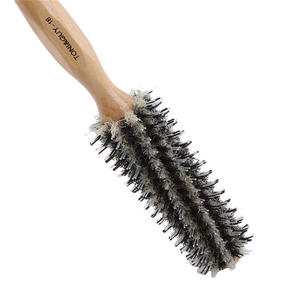 wood handle natural hair brush fluffy comb hairdressing barber hair styling tools, Silver
wood handle natural hair brush fluffy comb hairdressing barber hair styling tools, Silver