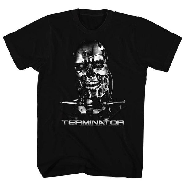 terminator men's short sleeve black chrome popular hoodie designers t shirts sweatshirt