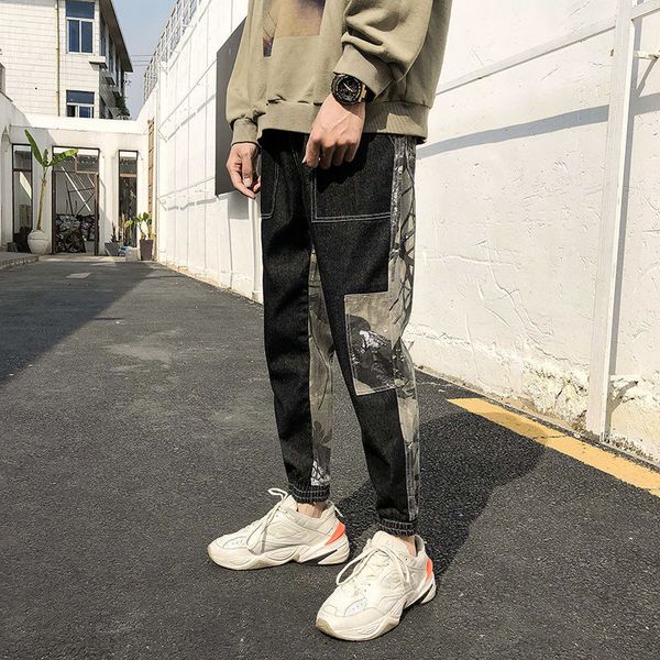 brem 2021 men's pants spring and winter's new fine patched seam jeans fashion young clothes 2c63, Blue
brem 2021 men's pants spring and winter's new fine patched seam jeans fashion young clothes 2c63, Blue
