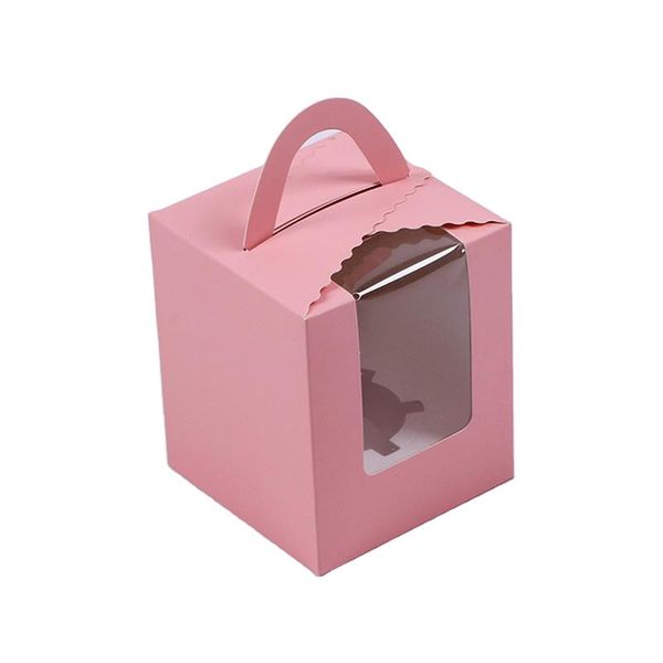 single cupcake boxes with clear window handle portable macaron box mousse cake snack boxes paper package box birthday party supply 103 p2
single cupcake boxes with clear window handle portable macaron box mousse cake snack boxes paper package box birthday party supply 103 p2