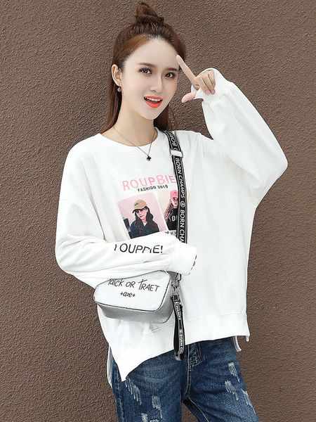 spring, autumn and winter 2020 new loose style korean version of no cap sweater women's short thin coat, Black
spring, autumn and winter 2020 new loose style korean version of no cap sweater women's short thin coat, Black