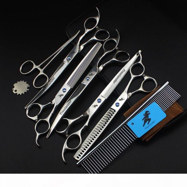 ander 8.0 inch 62hrc hardness 6cr stainless steel 5 hair scissors kit +comb+hemostatic forceps hair cutting scissors set
ander 8.0 inch 62hrc hardness 6cr stainless steel 5 hair scissors kit +comb+hemostatic forceps hair cutting scissors set