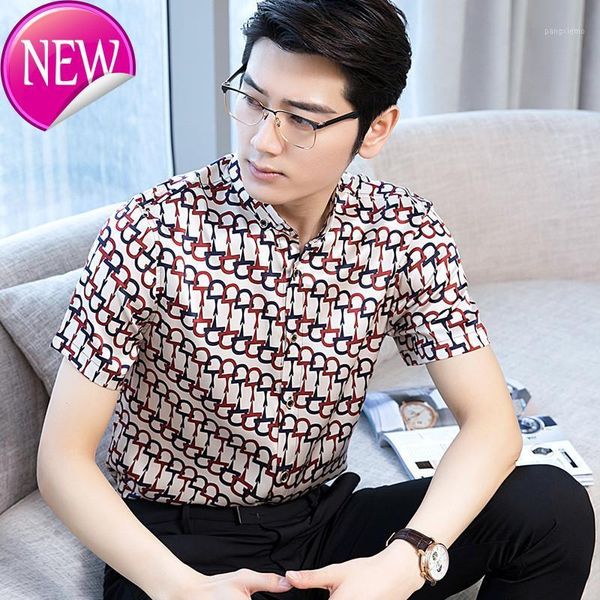 summer real silk shirt men short sleeve printed shirt social mens shirts casual slim fit 2020 camisas hombre 4320 kj29441, White;black
summer real silk shirt men short sleeve printed shirt social mens shirts casual slim fit 2020 camisas hombre 4320 kj29441, White;black