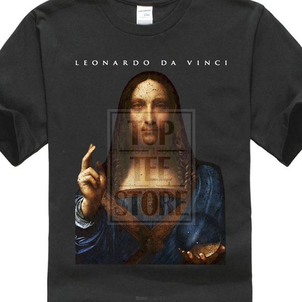 salvator mundi leonardo da vinci t-shirt new style t-shirt broadcloth cotton o collar t-shirt summer fashion sport hooded sweatshirt hoodie