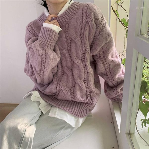 women's sweaters women's 2021 autumn winter femeal fashion korean style casual pullovers long sleeve oversize vintage knitted 1, White;black
women's sweaters women's 2021 autumn winter femeal fashion korean style casual pullovers long sleeve oversize vintage knitted 1, White;black