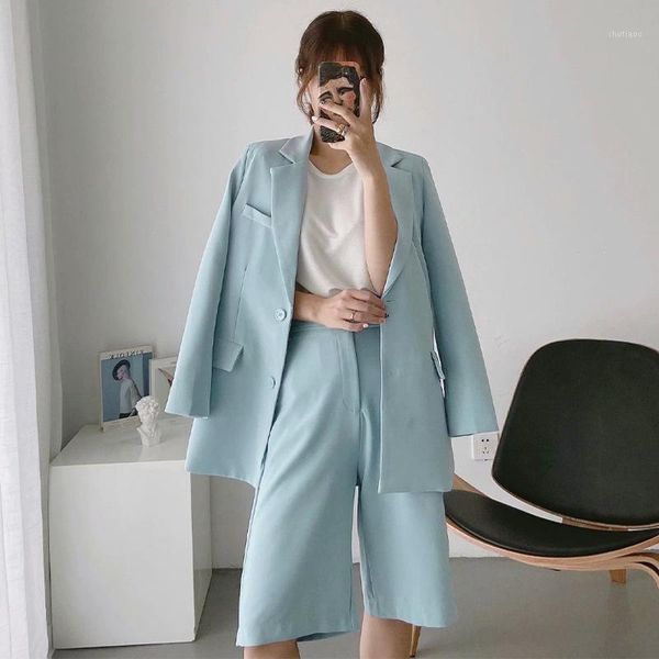 women pocket solid blazer suit loose high waist long blazer and wide leg short pants female autumn fashion lady suits new style1, White
women pocket solid blazer suit loose high waist long blazer and wide leg short pants female autumn fashion lady suits new style1, White