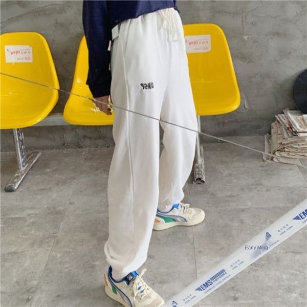 khkca 2020 korean-style elastic waist letter embroidered ankle-tied long-sleeved pants letter sweater 24145 casual casual pantsembroidered p, Gray
khkca 2020 korean-style elastic waist letter embroidered ankle-tied long-sleeved pants letter sweater 24145 casual casual pantsembroidered p, Gray