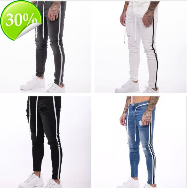 mens new ripped jeans spring autumn fashion street striped pencil pants fashion jean crel, Blue
mens new ripped jeans spring autumn fashion street striped pencil pants fashion jean crel, Blue