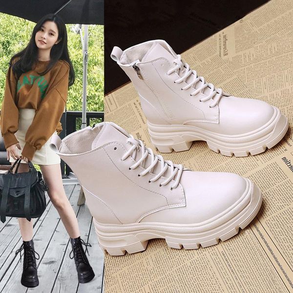 women's boots autumn shoes luxury designer round toe boots-women flat heel lolita rubber fashion ankle med ladies rock, Black
women's boots autumn shoes luxury designer round toe boots-women flat heel lolita rubber fashion ankle med ladies rock, Black
