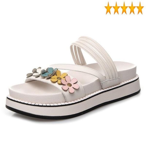 sweet slippers women floral platform genuine leather wedges sandals outdoor summer peep toe beach shoes sandalias mujer 2021, Black
sweet slippers women floral platform genuine leather wedges sandals outdoor summer peep toe beach shoes sandalias mujer 2021, Black