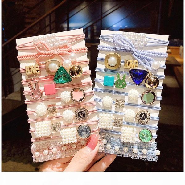 11pcs set new women girls cute solid pearls geometric elastic hair bands tie gum scrunchie rubber bands fashion hair accessories
11pcs set new women girls cute solid pearls geometric elastic hair bands tie gum scrunchie rubber bands fashion hair accessories