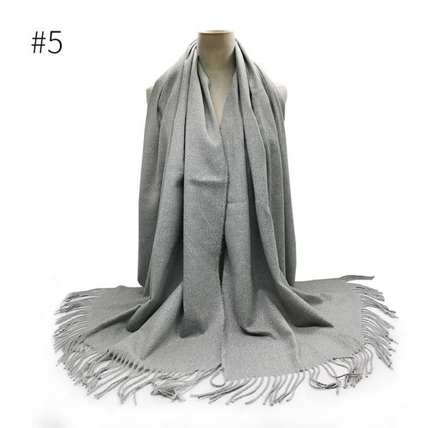 2021 winter cashmere scarf wraps woman hijab solid lady casual with tassels warm foulard, Blue;gray
2021 winter cashmere scarf wraps woman hijab solid lady casual with tassels warm foulard, Blue;gray
