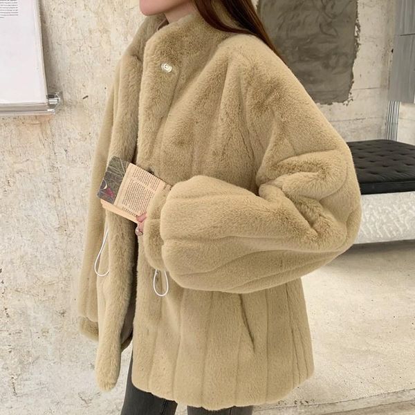 korean winter thick warm luxury faux coat women plus size loose 3 color mid length fake jacket female outwear, Black
korean winter thick warm luxury faux coat women plus size loose 3 color mid length fake jacket female outwear, Black