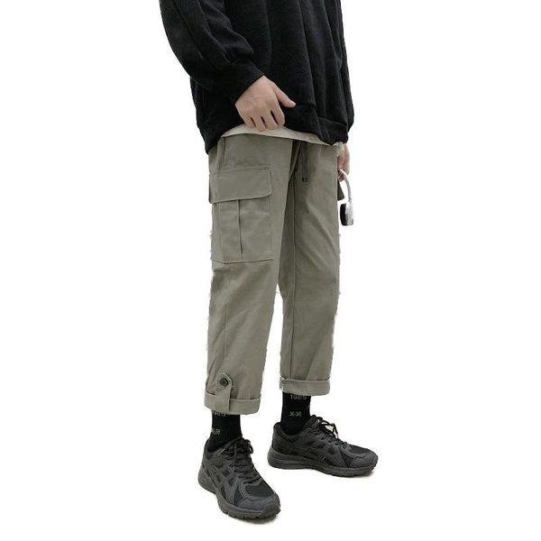 casual pants loose bib overall spring and autumn comfortable fashion loose sportsman outdoor sports fella handsome trousers, Black
casual pants loose bib overall spring and autumn comfortable fashion loose sportsman outdoor sports fella handsome trousers, Black