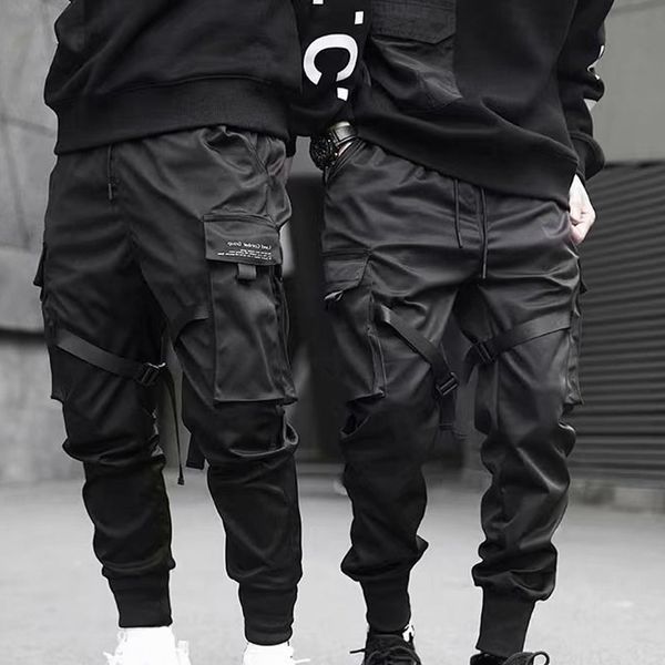 men cargo pants ribbons harem joggers harajuku sweatpant hip hop trousers h9 lj201007, Black
men cargo pants ribbons harem joggers harajuku sweatpant hip hop trousers h9 lj201007, Black