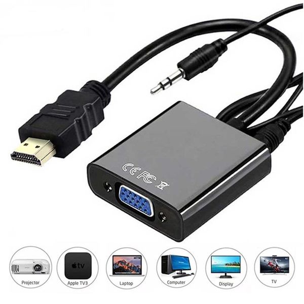 hdmi to vga adapter male to famale converter for ps4 1080p hdmi-vga adapter with video audio cable jack hdmi vga for pc tv box
hdmi to vga adapter male to famale converter for ps4 1080p hdmi-vga adapter with video audio cable jack hdmi vga for pc tv box