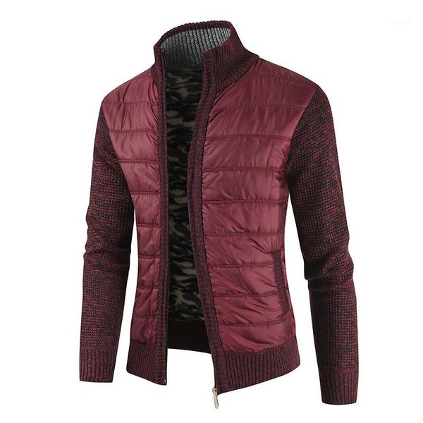 winter men's fleece sweater coat thick patchwork wool cardigan muscle fit knitted jackets fashionable male clothing for autumn1, White;black
winter men's fleece sweater coat thick patchwork wool cardigan muscle fit knitted jackets fashionable male clothing for autumn1, White;black