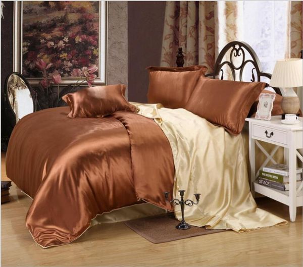 silk/cotton satin bedding sets 3/4pcs soft bedspread linen solid color silky duvet cover flat/fitted twin king size sheet
silk/cotton satin bedding sets 3/4pcs soft bedspread linen solid color silky duvet cover flat/fitted twin king size sheet