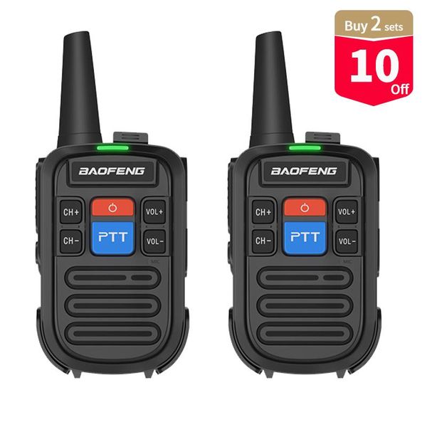 walkie talkie baofeng bf-666s mini portable 400-470mhz two way radios for kid gift & business (black 1pair)
walkie talkie baofeng bf-666s mini portable 400-470mhz two way radios for kid gift & business (black 1pair)