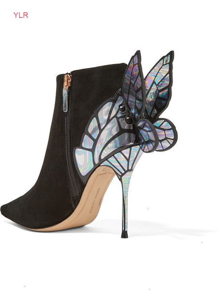 2019 ladies sheep skin suede pointed high heel solid butterfly ornaments sophia webster boots shoes black5lv6
2019 ladies sheep skin suede pointed high heel solid butterfly ornaments sophia webster boots shoes black5lv6