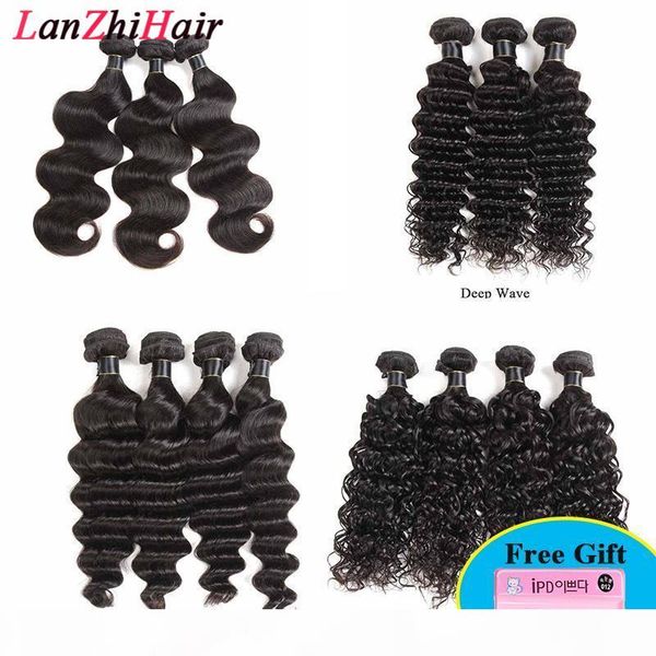 8a malaysian body deep wave virgin hair 3 4 bundels brazilian virgin human hair bundles 100% unprocessed natural color human hair extensions, Black
8a malaysian body deep wave virgin hair 3 4 bundels brazilian virgin human hair bundles 100% unprocessed natural color human hair extensions, Black