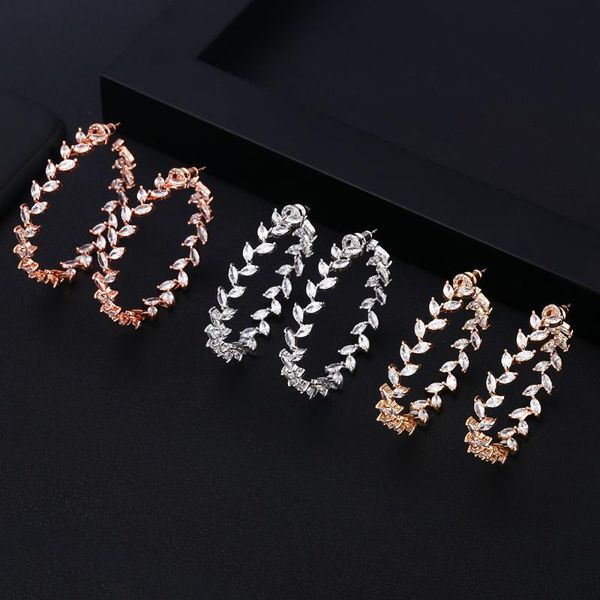 hoop & huggie jankelly 45mm luxury ieave geometry circle trendy cubic zirconia women wedding party earring high jewelry addiction, Golden;silver
hoop & huggie jankelly 45mm luxury ieave geometry circle trendy cubic zirconia women wedding party earring high jewelry addiction, Golden;silver
