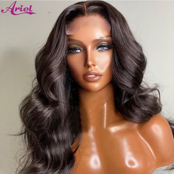 lace wigs ariel brazilian body wave 13x4 front human hair wig pre plucked closure remy frontal for black women, Black;brown
lace wigs ariel brazilian body wave 13x4 front human hair wig pre plucked closure remy frontal for black women, Black;brown