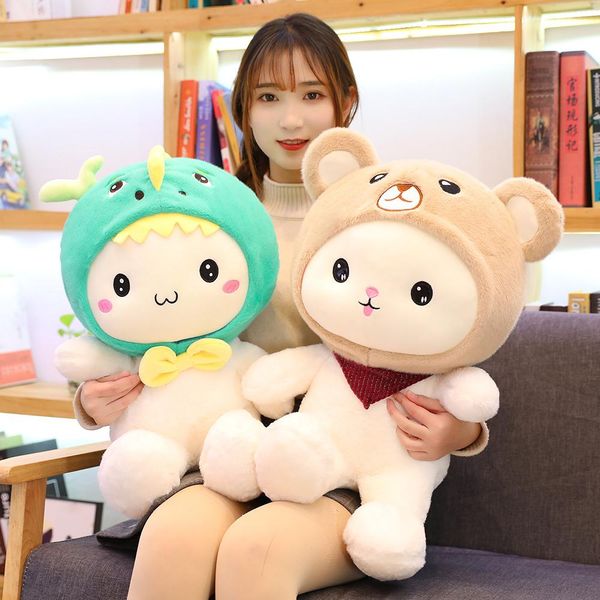 1pc 25-40cm super kawaii rabbit plush toys cute dragon bear stuffed soft accompany pillow kids birthday gift doll
1pc 25-40cm super kawaii rabbit plush toys cute dragon bear stuffed soft accompany pillow kids birthday gift doll