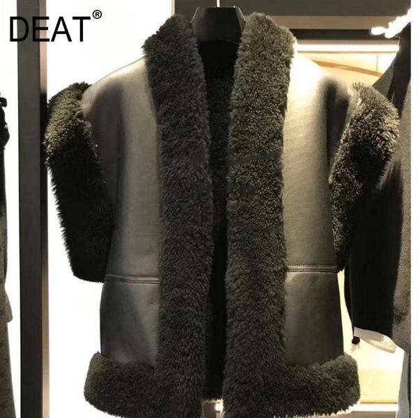 deat 2021 new autumn and winter fashion women sleeveless solid color casual slim thick warm fake fur waistcoat sg216, Black
deat 2021 new autumn and winter fashion women sleeveless solid color casual slim thick warm fake fur waistcoat sg216, Black