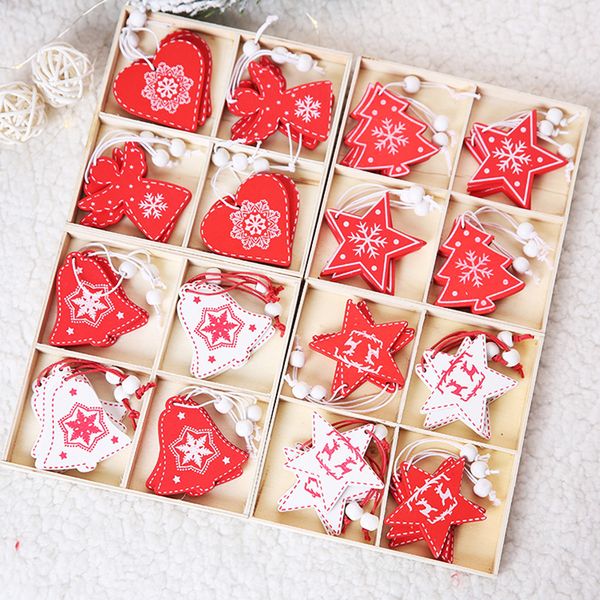 with rope 12pcs/lot new year natural wood christmas ornaments pendants hanging gifts xmas tree decor home decoration
with rope 12pcs/lot new year natural wood christmas ornaments pendants hanging gifts xmas tree decor home decoration