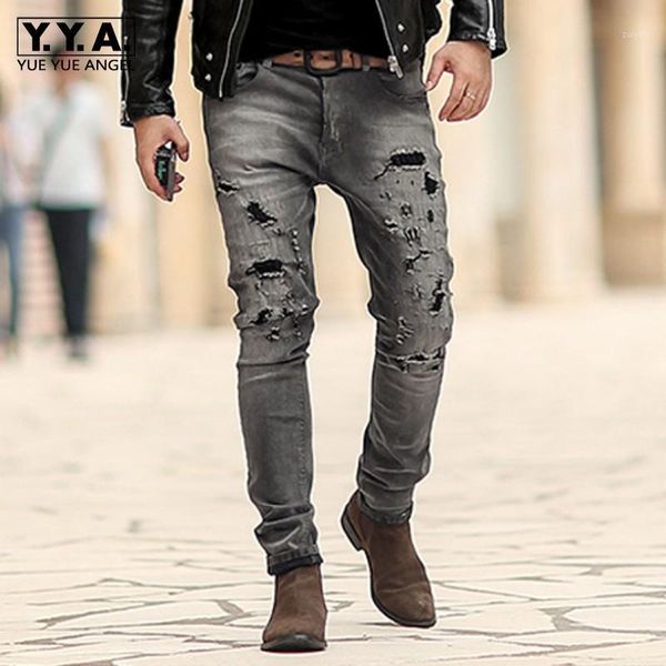 fashion mens hole ripped skinny jeans male jeans slim fit long trousers washed casual streetwear buttons straight denim pants1, Blue
fashion mens hole ripped skinny jeans male jeans slim fit long trousers washed casual streetwear buttons straight denim pants1, Blue
