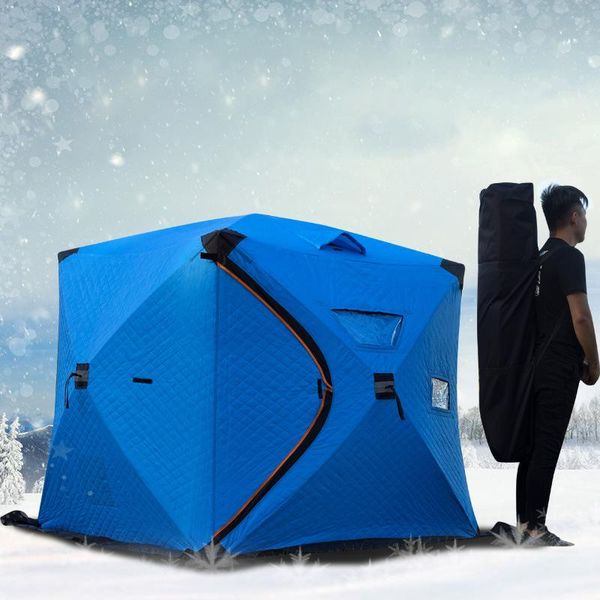 2-3 person use automatic ice fishing tent cotton thickened winter tents outdoor camping warm snow-proof cold protection tent
2-3 person use automatic ice fishing tent cotton thickened winter tents outdoor camping warm snow-proof cold protection tent